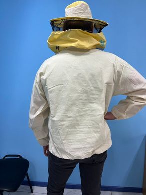 Куртка бджоляра (бязь) з маскою на блискавці, розмір 48-50 купити