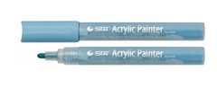 Маркер для мітки бджолиних маток акриловий STA 1000 2-3 мм, блакитний яскравий