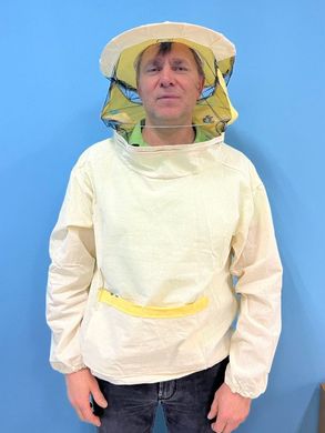 Куртка пчеловода (бязь) с маской на молнии, размер 48-50 купить