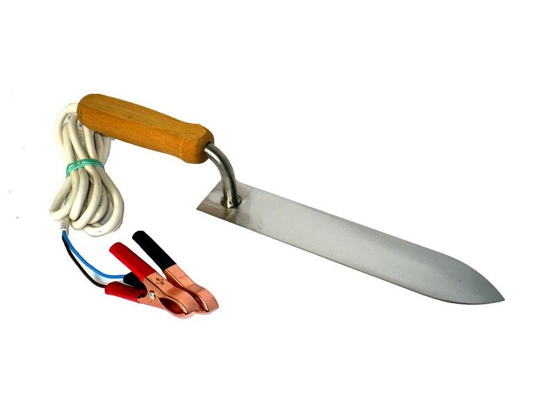 Электрический нож для распечатки сот. Применение