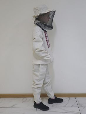 Костюм бджоляра дитячий (9-11лет), вишиванка, двунитка купити