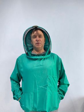 Куртка бджоляра Євро, із захисною маскою, габардин, розмір 54-56 купити