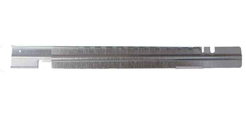 Льотковий загороджувач металевий (оц.) 2-х елементний, без отвору, нижній, 250 мм купити