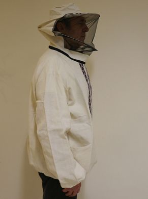 Куртка пчеловода с маской Вышиванка, натуральный хлопок (двунитка) размер 50-52 купить
