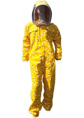 Комбинезон пчеловода с защитной маской Евро FBG-1505 желтый (пчелы) Пакистан размер L купить
