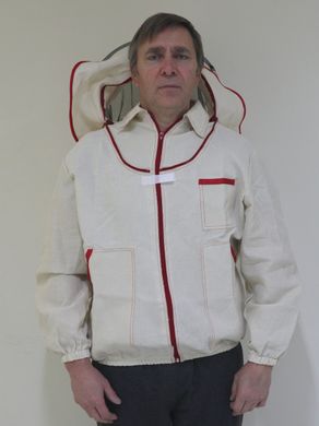 Куртка пчеловода (хлопок) с маской, размер 58-60 купить