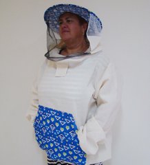 Куртка бджоляра з маскою на подвійний змійці, бавовна, розмір 62-66 купити